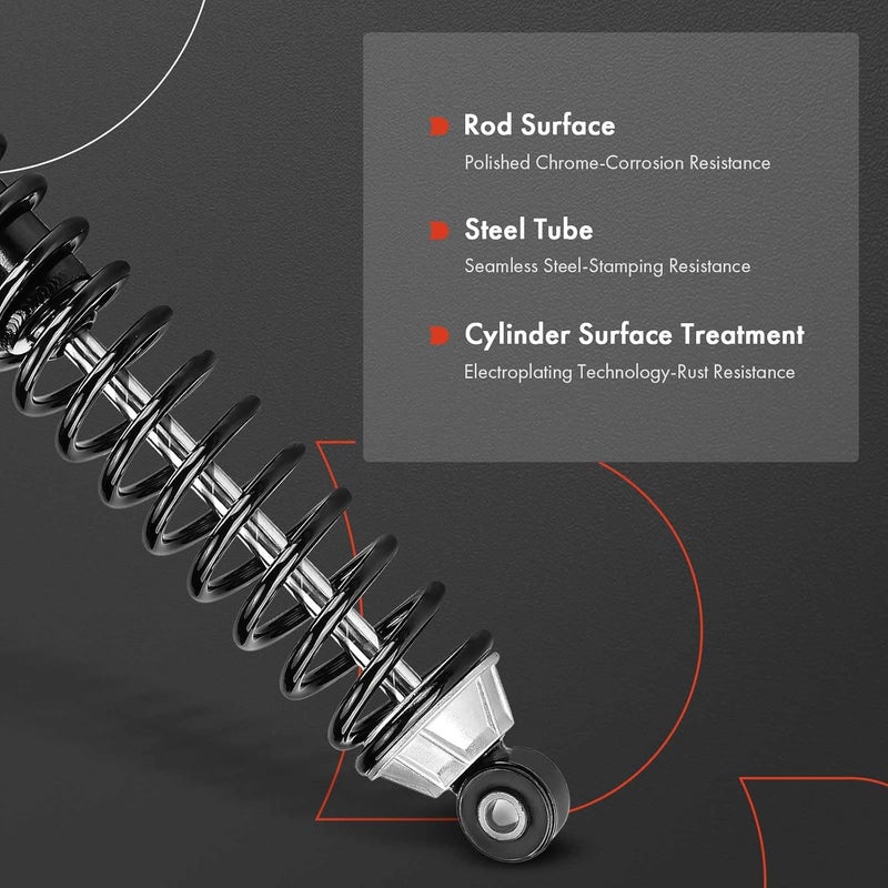 Rear Load Adjusting Shock Absorber with Coil Spring for Ford F-150 - Image 5