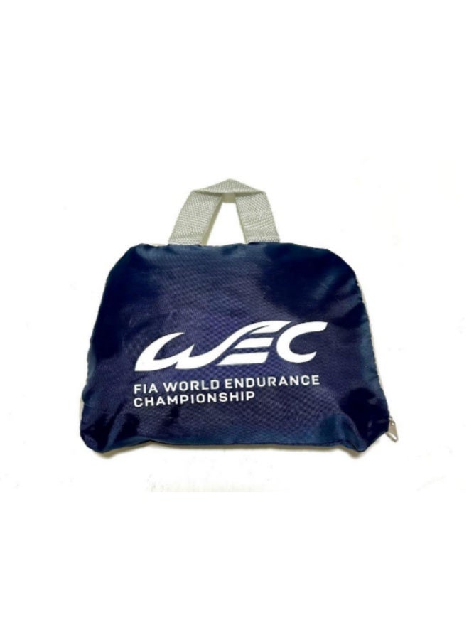 حقيبة ظهر رياضية قابلة للطي من بطولة العالم للتحمل WEC FIA - حقيبة سفر خفيفة الوزن ومقاومة للماء، مزودة بجيوب جانبية شبكية وجيب أمامي بسحاب، مثالية للصالة الرياضية والمشي لمسافات طويلة والمغامرات الخارجية (أزرق داكن) - Image 1