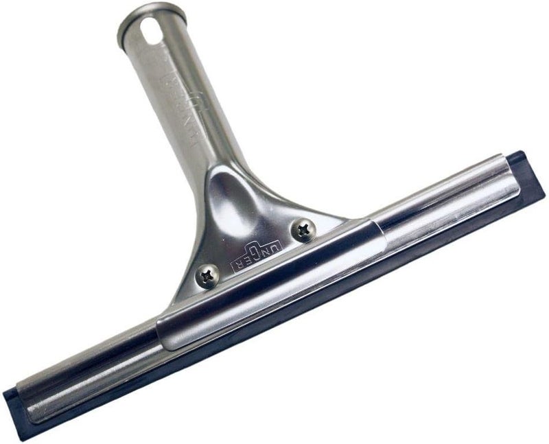 Unger Professional Stainless Steel Heavy-Duty Squeegee, 8-Inch