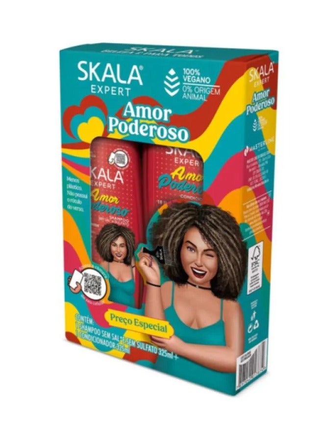 سكالا مجموعة لوف بوت لاصلاح الشعر التالف  2 × 325 مل