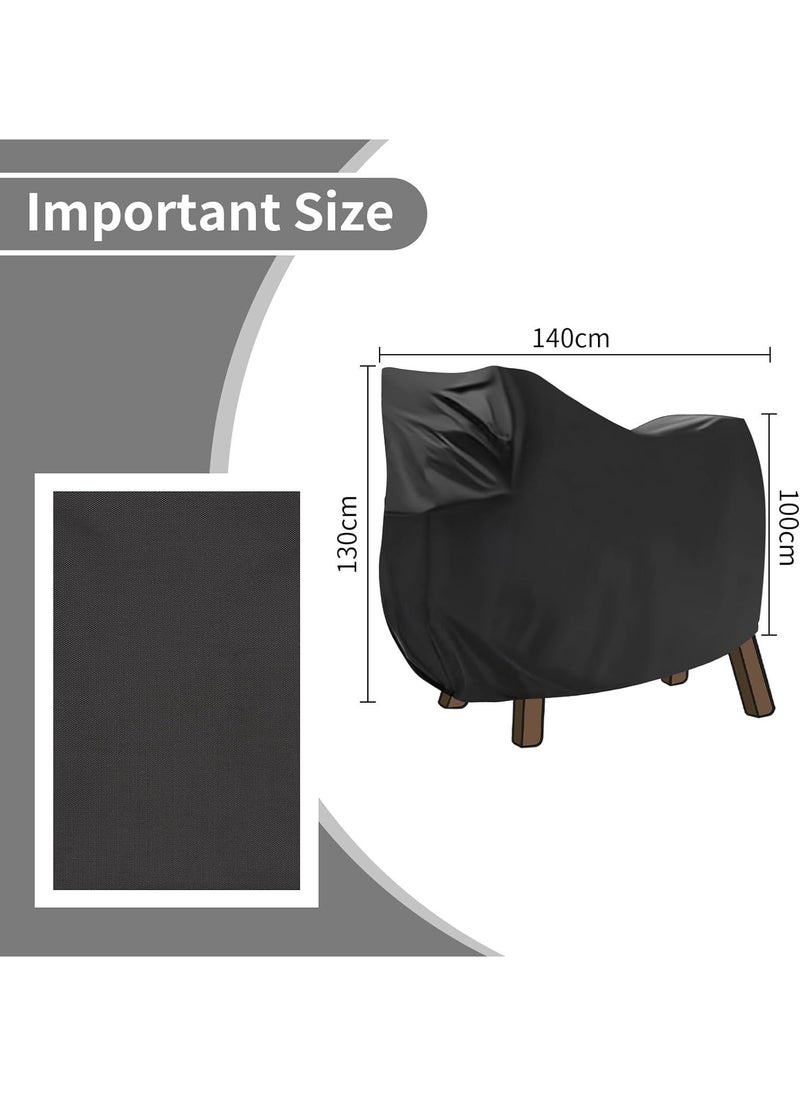 Generic 1 x 5 pcs 210D Horse Cover Waterproof Garden Canopy 210D black silver coated + bottom drawstring, zipper storage bag + opp bag; 441g 