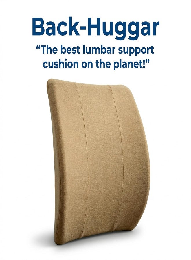 Bodyline Back-Huggar The Original Lumbar Cushion, Bucket Seat THIN Style, Beige Thin Bucketseat - Image 1