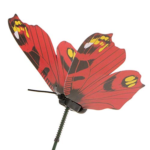 Moira Butterfly on Metal Resin Stick Garden Plant Décor (Multicolor, Standard) -Pack of 10 pcs - Image 4