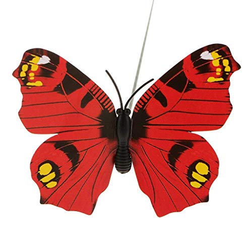 Moira Butterfly on Metal Resin Stick Garden Plant Décor (Multicolor, Standard) -Pack of 10 pcs - Image 3