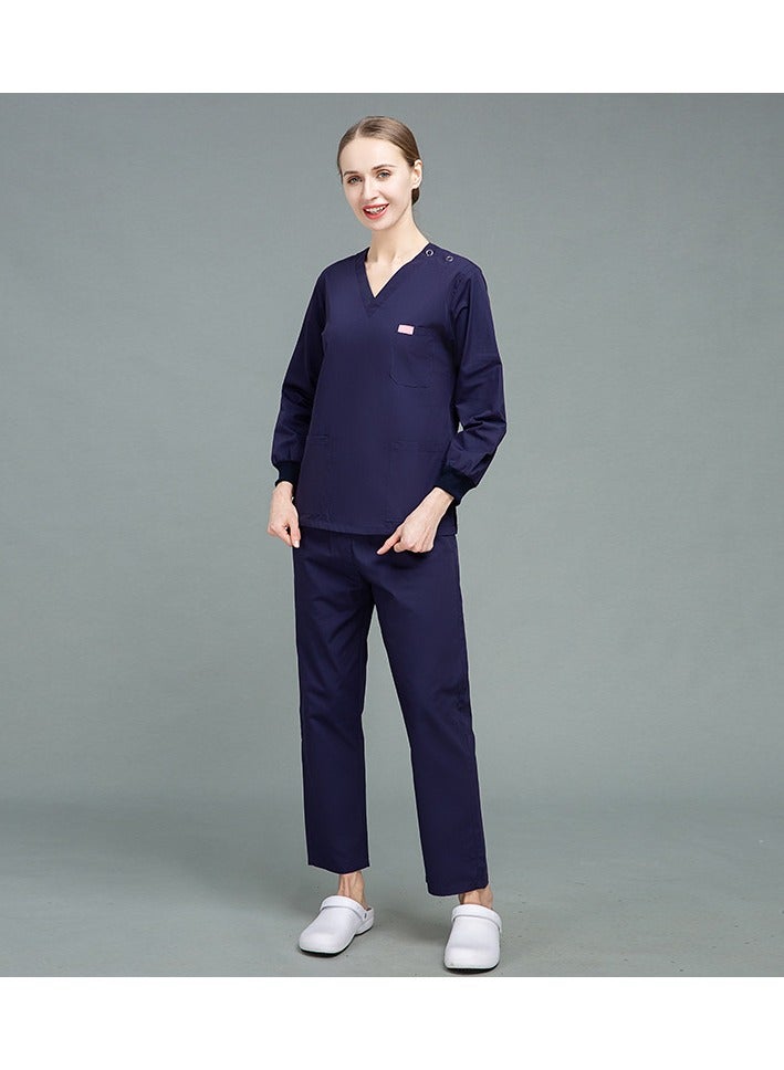 KUYING New Summer Thin Nurse Uniform Split Set Medical Work Uniform  - Image 1