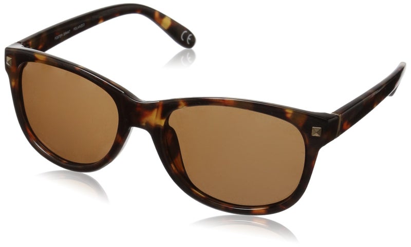 Foster Grant Sutton Polarized Sunglasses For Women, Brown Tortoise Shell Sunglasses - Image 1