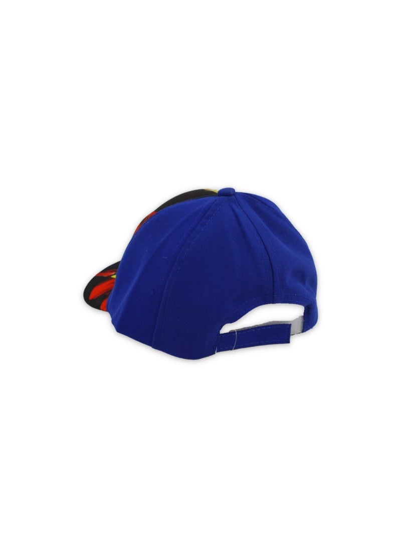 Boys Cap – Blue with Super-Man Print - Image 1