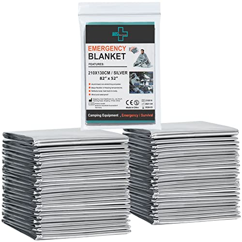 General Medi Emergency Blanket (12-Pack),Emergency Silver Foil Blanket– Perfect for Outdoors, Hiking, Survival, Marathons or First Aid - Image 1