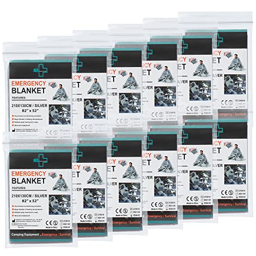 General Medi Emergency Blanket (12-Pack),Emergency Silver Foil Blanket– Perfect for Outdoors, Hiking, Survival, Marathons or First Aid - Image 2