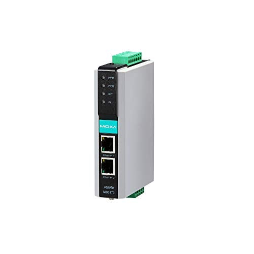 Moxa Americas,Inc. - MGATE MB3170-1 Port Modbus TCP to Serial Communication Gateway - Image 2
