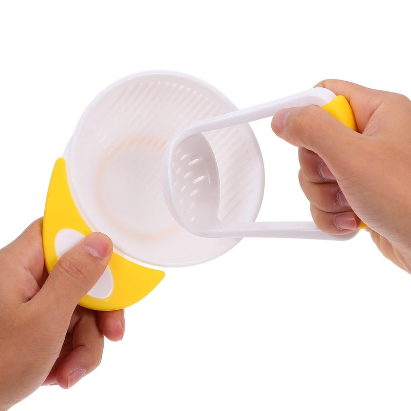 DOITOOL Mash and Serve Bowl 2 Sets Food Masher Bowl Food Mill Bowl Portable Food Masher Maker for Baby Food - Image 3