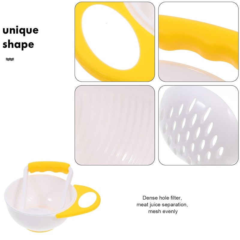 DOITOOL Mash and Serve Bowl 2 Sets Food Masher Bowl Food Mill Bowl Portable Food Masher Maker for Baby Food - Image 5