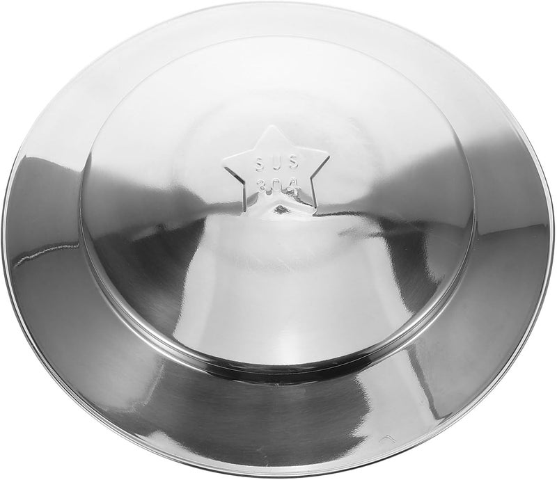 Yardwe Stainless Steel Chimney Rain Cap 200mm Round Chimney Cover for Fireplace Vent Pipe Protection - Image 1