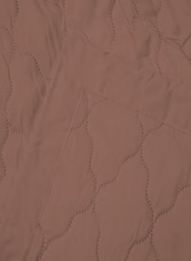 Raymond Home Microfiber Quilt All Season AC Soft Lightweight Blanket Double Bed Peach Finish  100 GSM - Brown & Grey (220 x 240 CM) - Image 3
