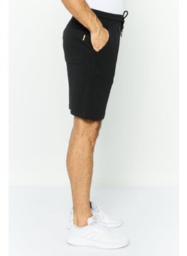 Men Drawstring Side Pocket Basic Shorts, Black - pzsku/Z7521DE257F5D80E30AE6Z/45/_/1737642103/c9be52f9-35c0-4f5e-b366-e43cdc0ff081