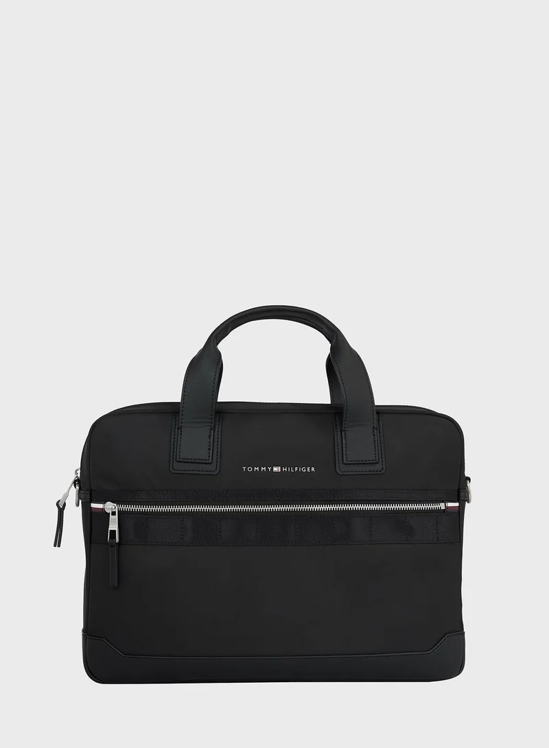 TOMMY HILFIGER Elevated Nylon Computer Bag