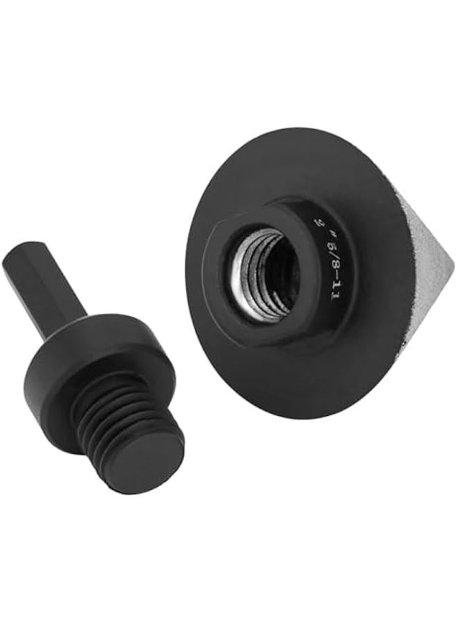 Arabest Diamond Beveling Chamfer Bit with Countersink, 0-2 (50mm) Hole Enlarging, 5/8-11 Thread, for Porcelain, Ceramic, Granite, 3/8 Hex Shank - Image 2