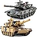 Supdex 124 RC Battle Tank Set Remote Control US M1A2 Abrams and Chinese Type 99 Model Tank That Shoots for Kids and Adults 24G Army Toy for Boys Age 6 Year Old with Sound Lights and Smoke - Image 2
