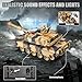 Supdex 124 RC Battle Tank Set Remote Control US M1A2 Abrams and Chinese Type 99 Model Tank That Shoots for Kids and Adults 24G Army Toy for Boys Age 6 Year Old with Sound Lights and Smoke - Image 4