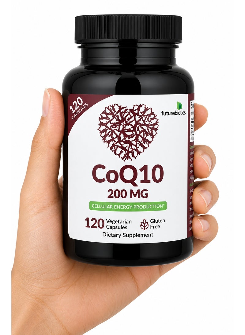 Futurebiotics, CoQ10, 200 mg, 120 Vegetarian Capsules - Image 3