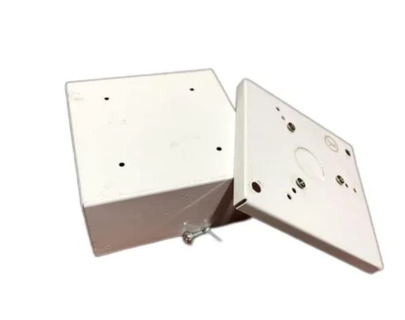 Metal 4x4 Inches CCTV Box, 10 Pack, Gray, Water Resistant