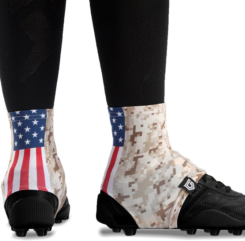 Gridiron Gladiator Cleat Covers - Football Spats - Football Cleat Cover - Cleat Spats for Soccer, Baseball & Softball - Image 1