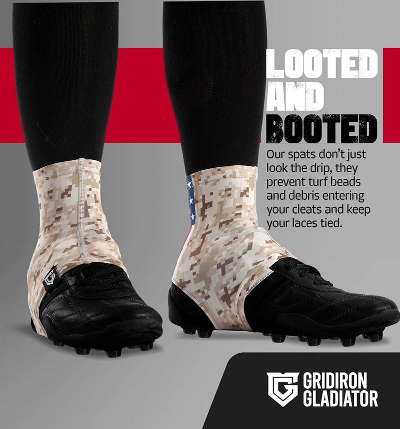 Gridiron Gladiator Cleat Covers - Football Spats - Football Cleat Cover - Cleat Spats for Soccer, Baseball & Softball - Image 4