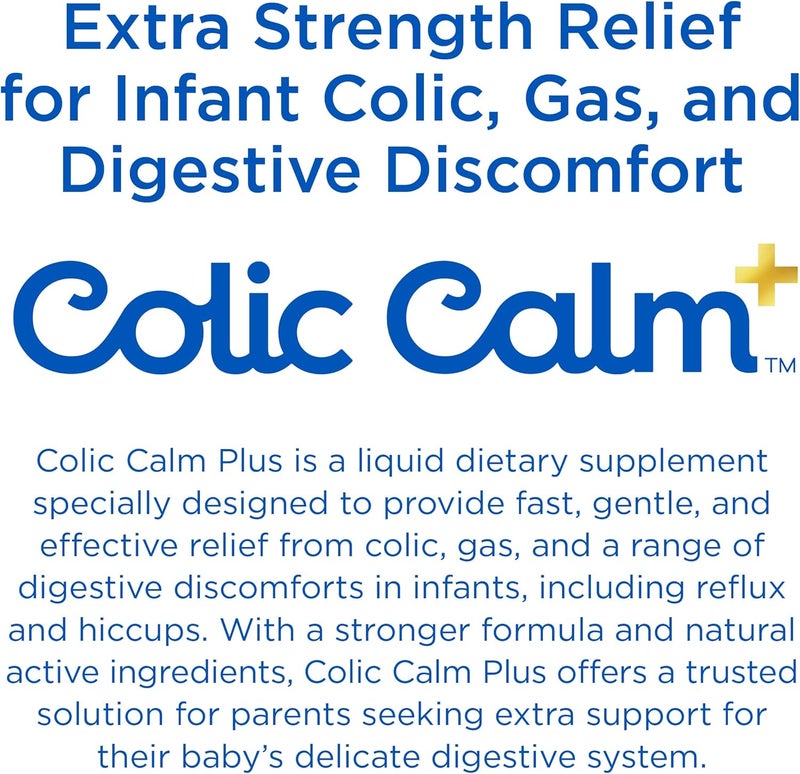 Colic Calm Plus  Alternative Gripe Water with Extra Support Infant Gas Drops for Newborns Colic  Upset Stomach Relief Safe  Gentle Baby Essentials for Digestive Health 2 fl oz Pack of 1 - Image 3