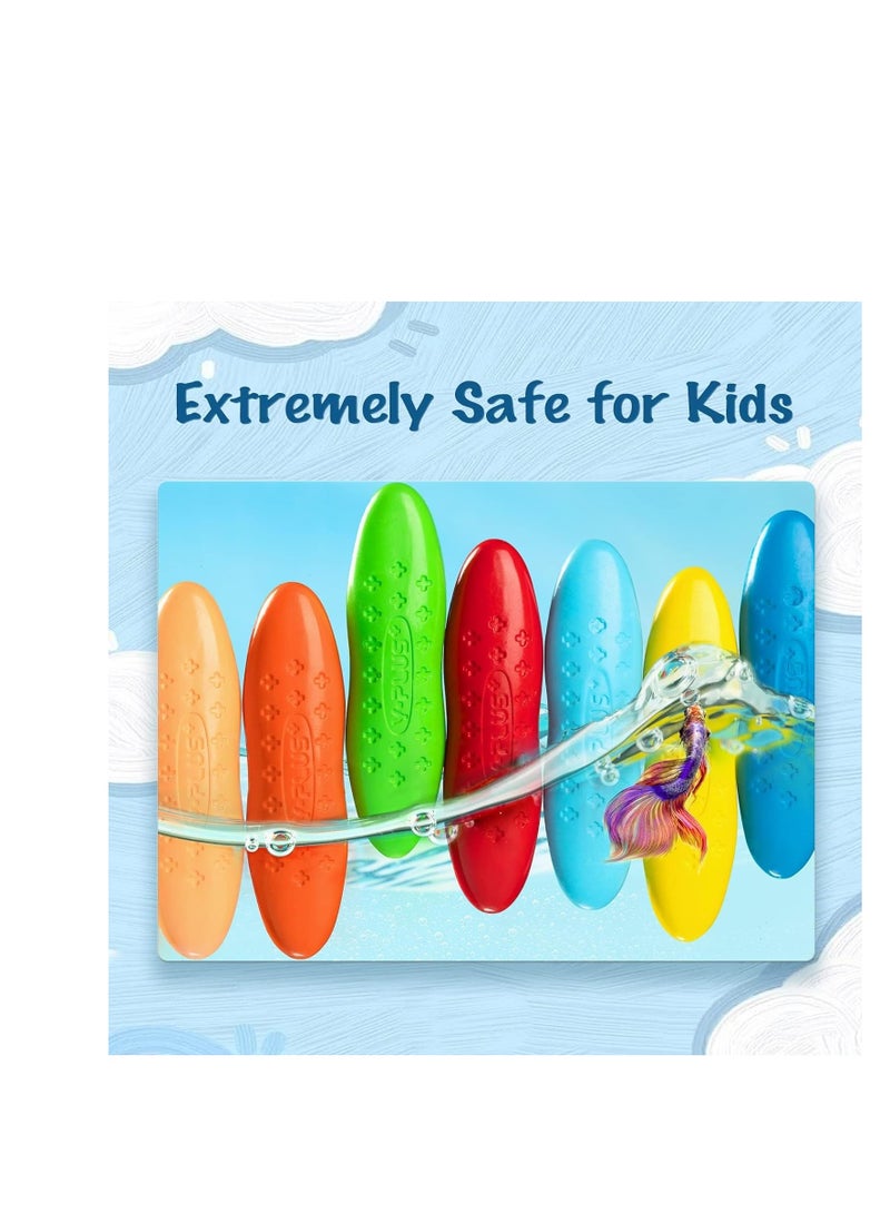 YPLUS Peanut Crayons for Kids, 12 Colors Washable Toddler Crayons, Non-Toxic Baby Crayons for ages 2-4, 1-3, 4-8, Coloring Art Supplies - Image 2