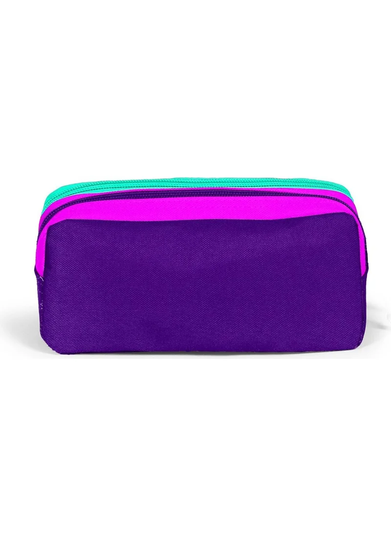 CORAL HIGH Kids Pink Purple Usb 2-Piece School Bag Set SET0224314
