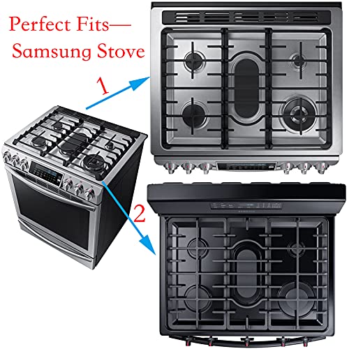 Charbrofire DG94-00937A DG94-00468B Cast Iron Side Grate Replacement for Samsung Stove Parts NX58H9500WS NX58H5600SS NX58R5601SS NX58J5600SG NX58F5500SS and More Samsung Gas Range Parts Stove top Support 1 Pack - Image 3