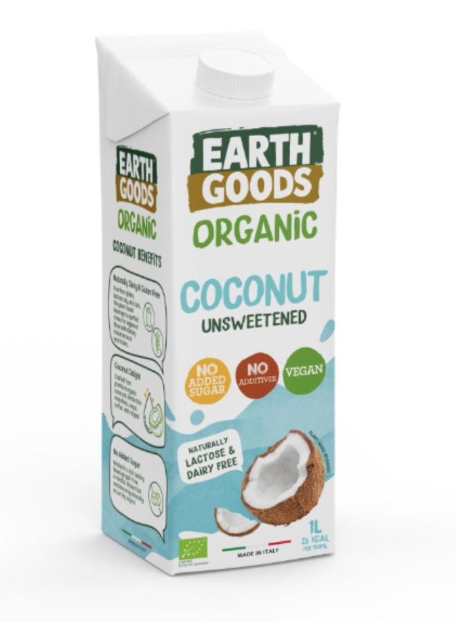 Earth Goods Organic Coconut Milk Unsweetened 1L - Image 1