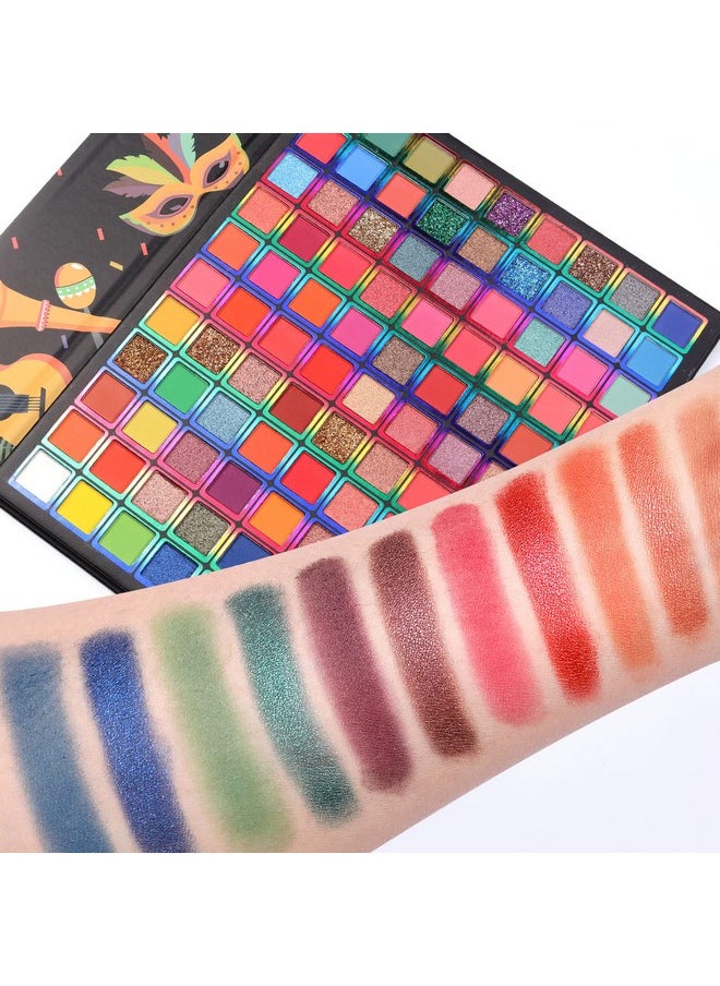 BONNIE CHOICE 99 Colors Eyeshadow Palette, Rainbow Colors Makeup Eyeshadow Palette, Professional High Pigmented Matte Glitter Makeup Pallet, Waterproof Long Lasting Colorful Eye Shadow Powder  - Image 3