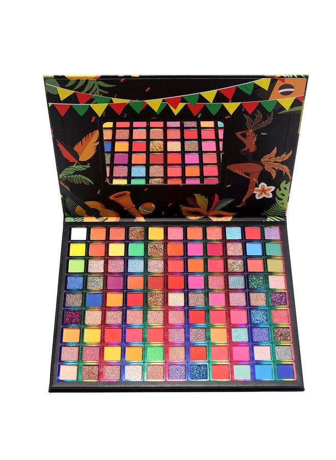 BONNIE CHOICE 99 Colors Eyeshadow Palette, Rainbow Colors Makeup Eyeshadow Palette, Professional High Pigmented Matte Glitter Makeup Pallet, Waterproof Long Lasting Colorful Eye Shadow Powder  - Image 1