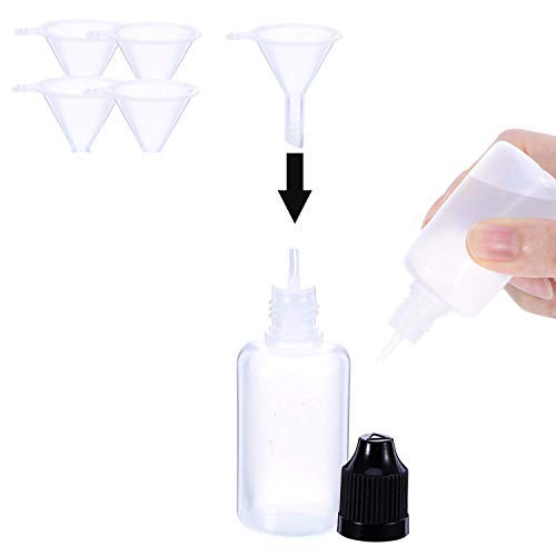 DIY Crafts 10 ML 50 Pack 10ml Empty Plastic Dropper BottleEye Dropping Bottles Squeezable Eye Liquid Dropper 1 Mi10 ML 50 Pack - Image 2