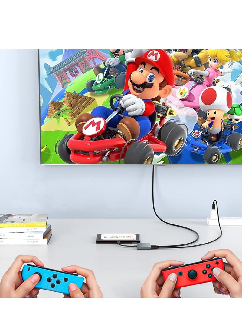 JAJEEK محول متعدد المنافذ USB-C إلى HDMI مع منفذ شحن – محول HDMI بدقة 4K، مركز USB 3.0، وشحن USB-C لجهاز Mac، iPad Pro، MacBook، Chromebook - Image 5