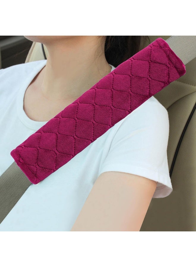 Amooca Soft Auto Seat Belt Cover Seatbelt Shoulder Pad Cushions - Image 1