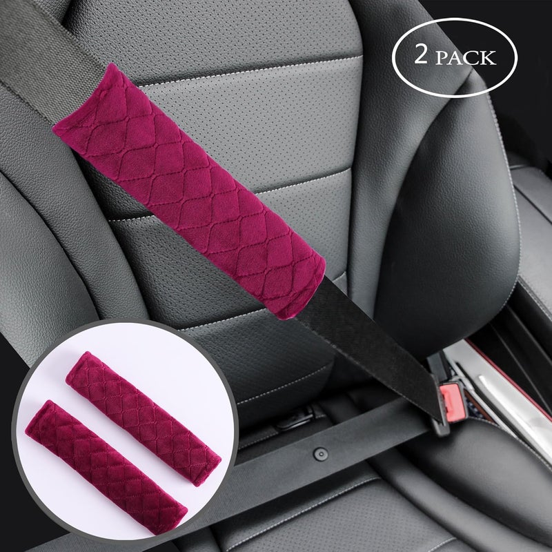 Amooca Soft Auto Seat Belt Cover Seatbelt Shoulder Pad Cushions - Image 3