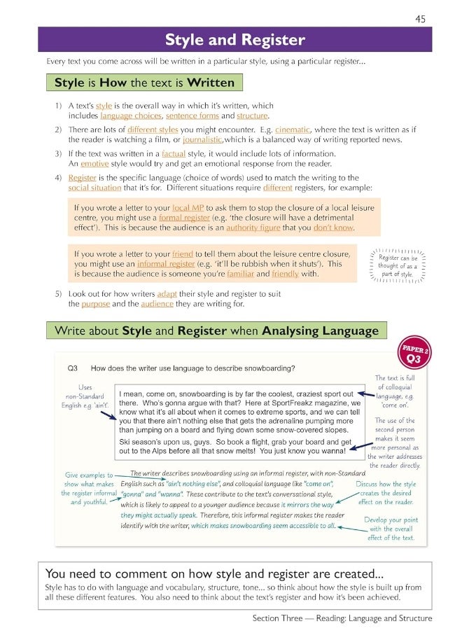New GCSE English Language AQA Complete Revision & Practice - includes Online Edition and Videos