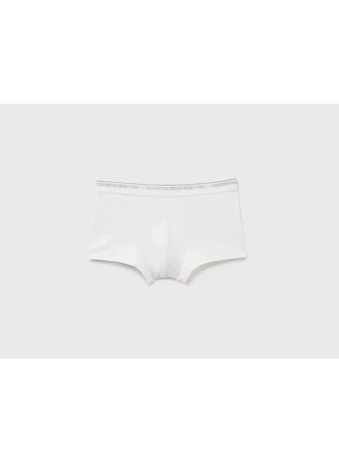 UNITED COLORS OF BENETTON Fitted Boxers In Organic Cotton  - Image 1