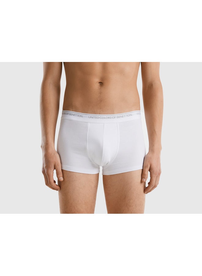 UNITED COLORS OF BENETTON Fitted Boxers In Organic Cotton  - Image 3