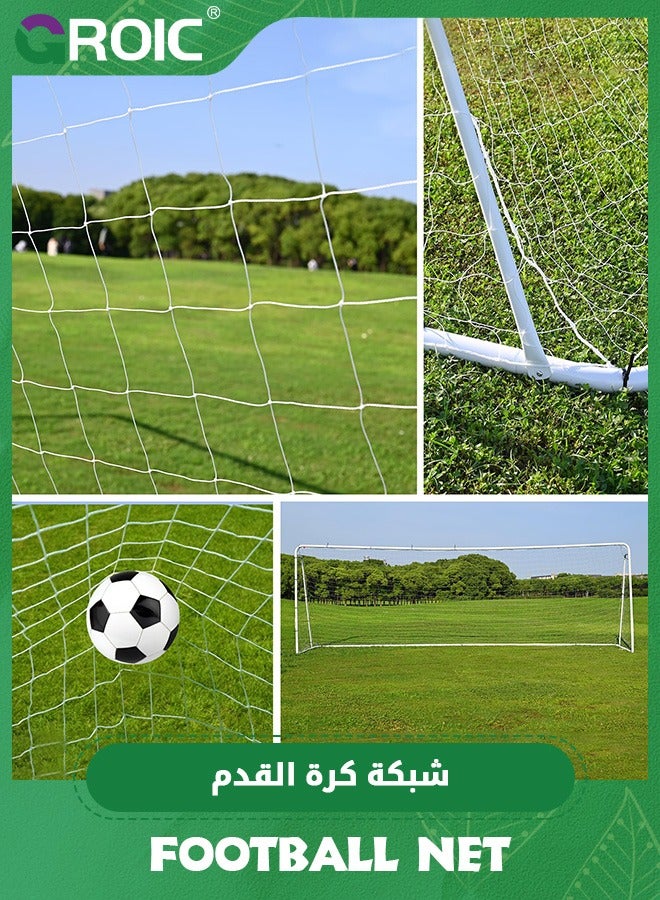 GROIC Soccer Goal Replacement Net,Professional On-Court Quality,Polyethylene Polyester Football Net,11-person System Heavy Duty Soccer Net Set - Image 4