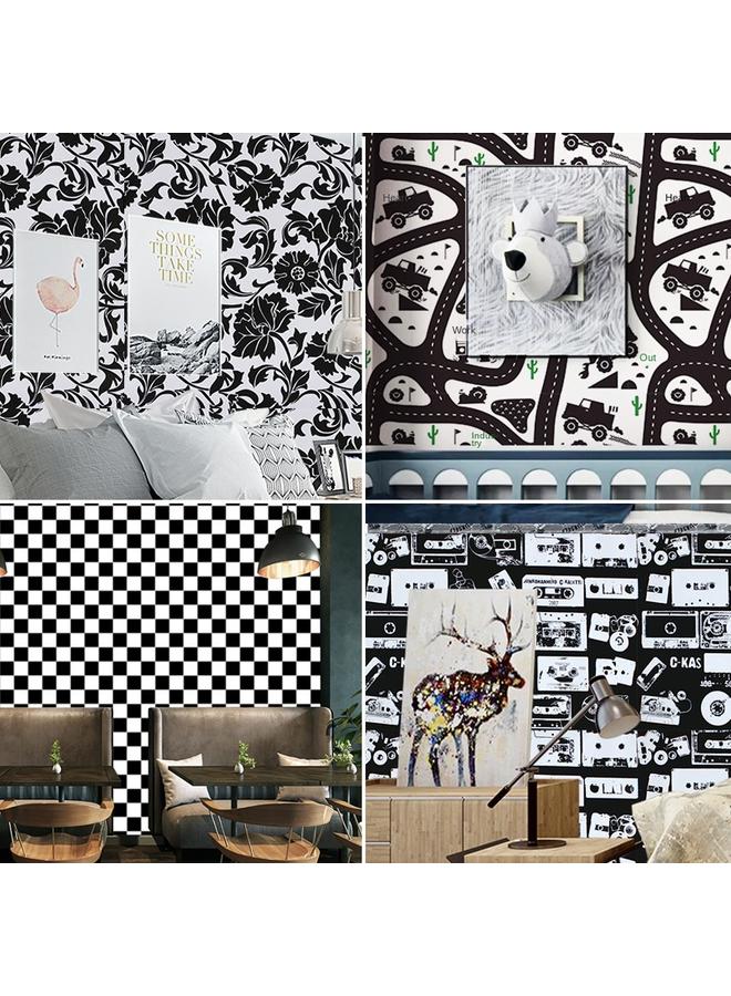 Bluejw Self-adhesive Wallpaper Waterproof And Moisture-proof Bedroom Living Room Background Wall Decoration Dormitory Renovation Bedroom Wallpaper Desktop Sticker - Image 2