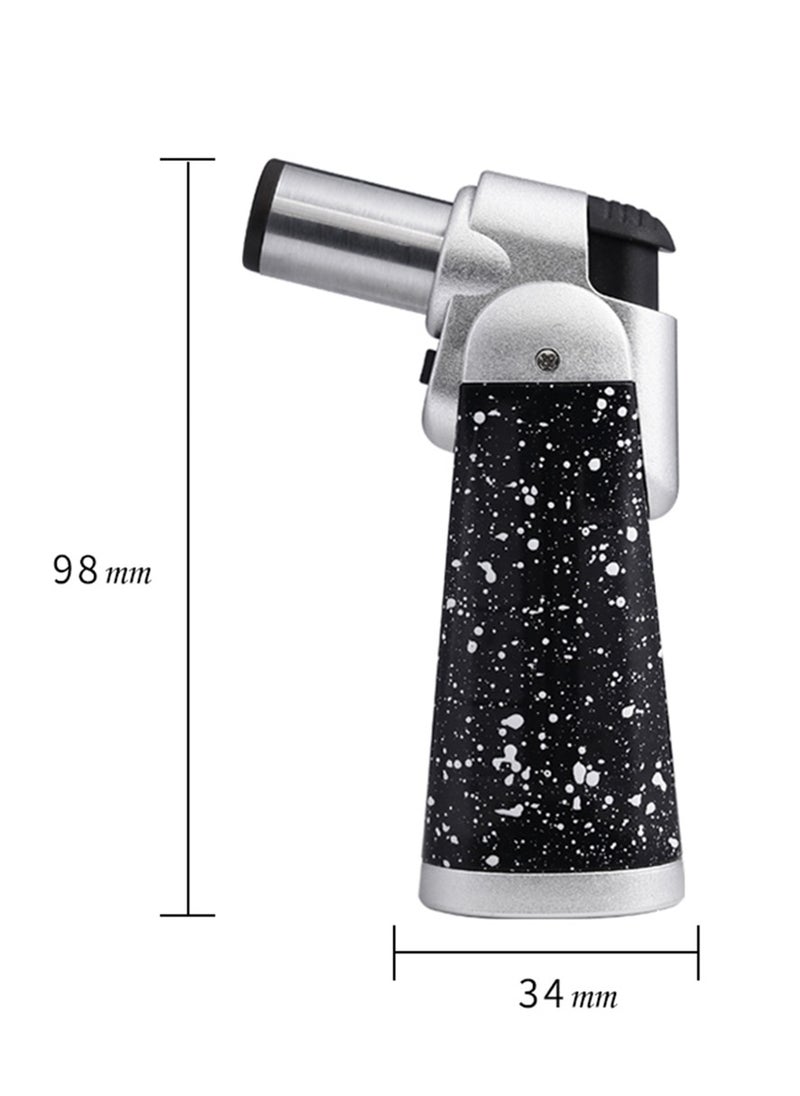 Generic - 2Pcs Windproof Lighter, Jet Single Flame Torch Refilled Butane Gas Lighter for Kitchen Cooking BBQ Topsense (without butane gas) - Image 1