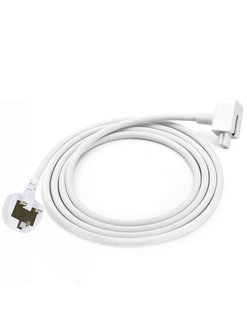 For Macbook Pro Air Ac Wall Charging Power Extension Cable Cord Color White  - Image 3