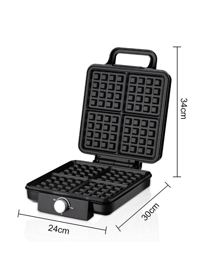 آر إيه أف صانعة الوافل RAF R.2208 – ١٥٠٠ واط | مكواة وافل غير لاصقة تتسع لأربع شرائح | تحميص من الجهتين | تحكم تلقائي في درجة الحرارة | سهلة التنظيف | مقبض بارد الملمس - Image 5