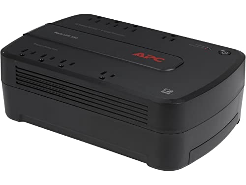 APC UPS Battery Backup for Computer, BE550G Surge Protector with Battery Backup, Dataline Protection - Image 1