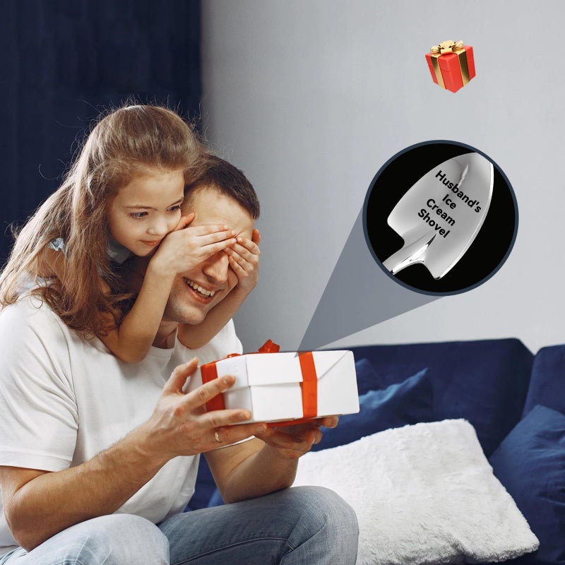هدايا للزوج في عيد الأب من الأطفال، بابا، صديق، زوج مضحك؟ هدايا مجرفة الآيس كريم للرجال، هدايا عيد ميلاد الزوج، الذكرى السنوية للزفاف - Image 2