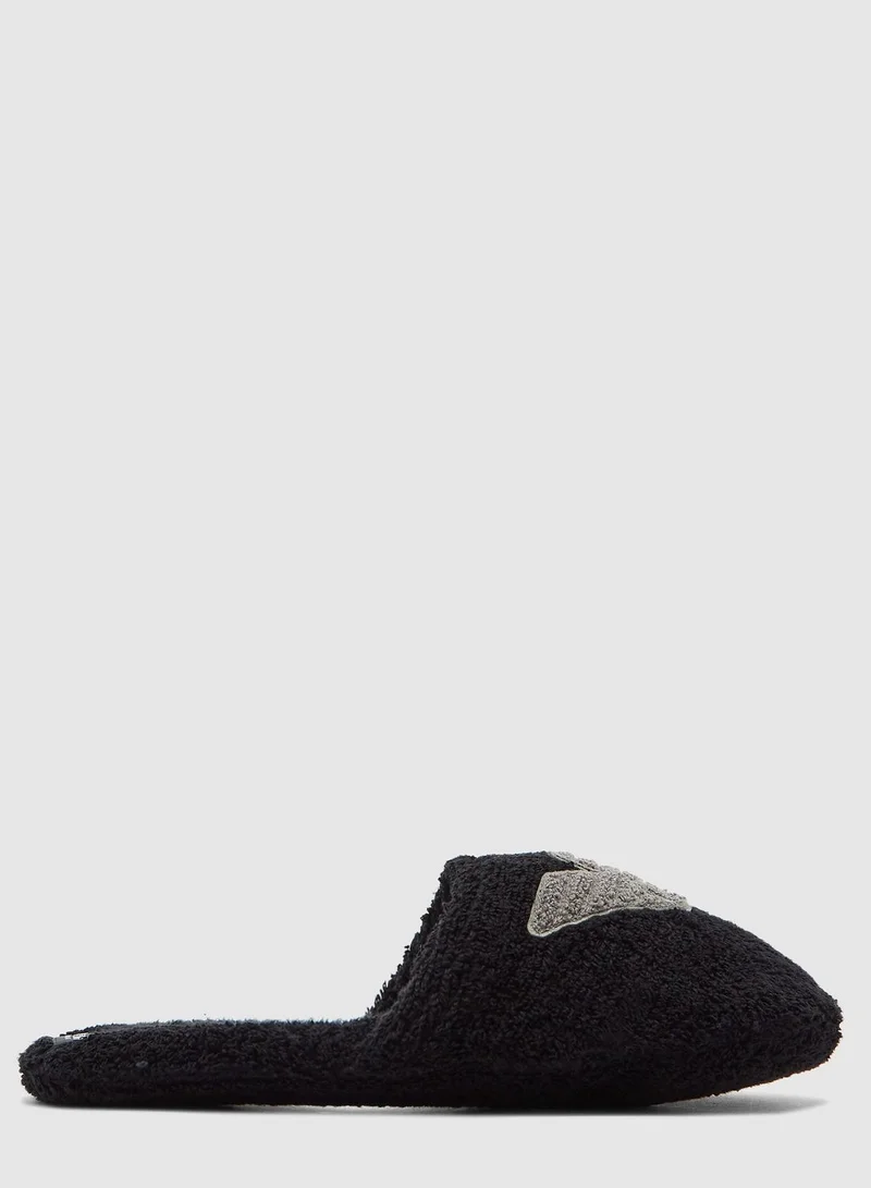 EMPORIO ARMANI Logo Bedroom Slippers