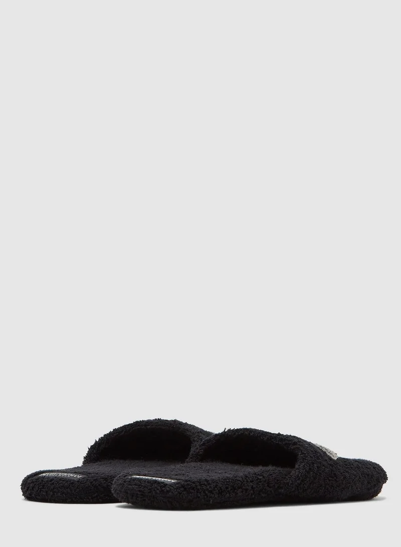 EMPORIO ARMANI Logo Bedroom Slippers